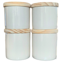 Ver imagem 6 de Kit Higiene Bebê 5 Pçs - Bandeja e Potes - Porcelana Branca