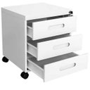 Ver imagem 2 de Gaveteiro Volante 3 Gavetas Branco - Ultra Móveis