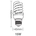 Ver imagem 2 de Lâmpada Compacta 15W Full Spiral Taschibra 127V