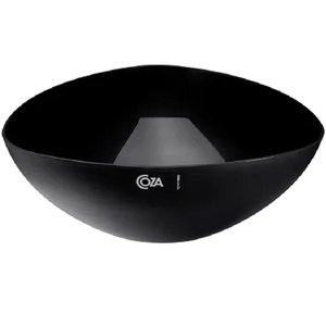 Saladeira Triangular Essential Coza Tigela 2,5l Cozinha Saladeira de Plastico Saladas Preta