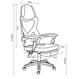 Cadeira de Escritório com Rodinha Fortt Verona - Cegf01-a - 7