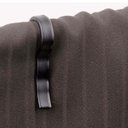 Ver imagem 2 de Conjunto 60 Presilhas para Calça Clips Prendedor de Cabides 8x2cm Preto Plástico