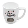 CANECA FONDUE AMOR É TUDO - 150ML + GARFO + VELA - 9