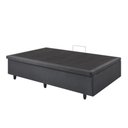 Ver imagem 2 de Box Baú 96x203x34 Cm Abertura Lateral Courino Linho Preto