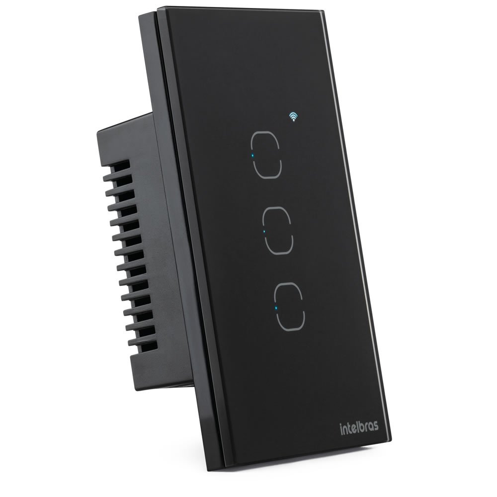 Interruptor Smart Wi-Fi Touch 3 Teclas EWS 1003 Preto Intelbras - 4