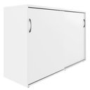 Ver imagem 5 de Armário Escritório 120cm 2 Portas de Correr e Prateleiras F5 Cor:branco