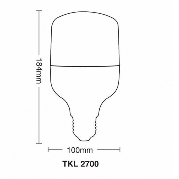 Lâmpada High LED 30W TKL 170 Luz Branca Bivolt Taschibra - 2