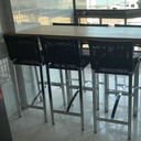 Ver imagem 4 de Banqueta Alta Moderna para Bancada de Cozinha Balcão Bistrô