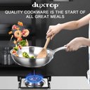 Ver imagem 7 de Duxtop Frigideira Tri-ply Aço Inox 8" com Cabo Frio para Indução (prata)