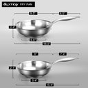 Ver imagem 5 de Duxtop Frigideira Tri-ply Aço Inox 8" com Cabo Frio para Indução (prata)