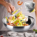 Ver imagem 3 de Duxtop Frigideira Tri-ply Aço Inox 8" com Cabo Frio para Indução (prata)