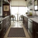 Ver imagem 1 de Tapete Jacquard Sala Antideslizante Casablanca 1,32x1,00 Metros Vermelho Casa Dona