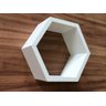 Nicho Colmeia Hexagonal todo Branco - 4