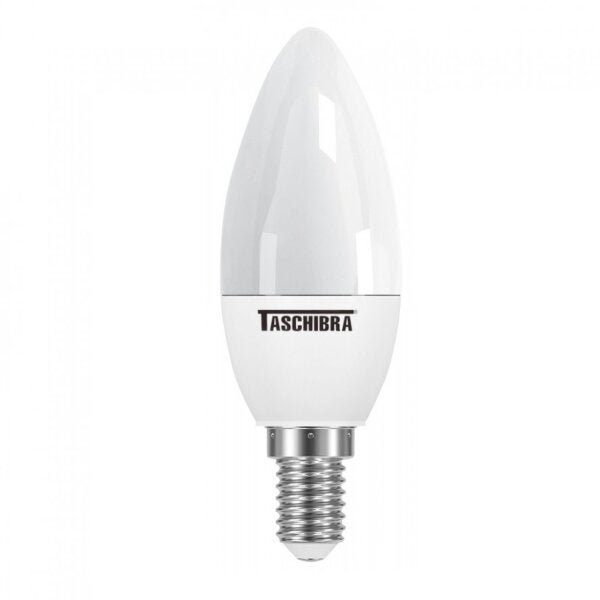 Lâmpada LED Leitosa Vela 3,1W TVL 25 Taschibra Luz Branca  6500K Luz Branca - 1