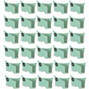 Ver imagem 1 de Kit 30 Suportes Porta Guardanapos de Papel para Mesa Uz Verde Menta