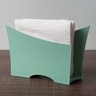 Kit 30 Suportes Porta Guardanapos de Papel para Mesa Uz Verde Menta - 3