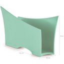 Ver imagem 4 de Kit 30 Suportes Porta Guardanapos de Papel para Mesa Uz Verde Menta