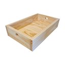 Ver imagem 2 de Kit 5 Caixas de Madeira G 9A X 25L X 40C em Pinus Natural