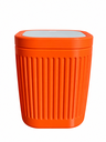 Ver imagem 2 de Lixeira de Mesa 2 Litros com Tampa Basculante:Laranja Neon
