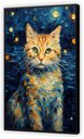 Ver imagem 6 de Quadro Decorativo Abstrato Canvas Filete Animais Gato Pet Shop Salas Gg