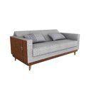 Ver imagem 2 de Sofá Cama 3 Lugares Premium Casal Acambamento Luxo Esther Matrix