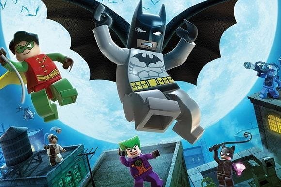 Adesivo de Parede Linha Batman Lego - Vários Modelos