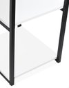 Ver imagem 4 de Mesa Apoio Escrivaninha com Estante Prateleira Nic 1200 mm Cor:Branco/Preto