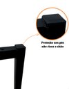 Ver imagem 6 de Mesa Apoio Escrivaninha com Estante Prateleira Nic 1200 mm Cor:Branco/Preto