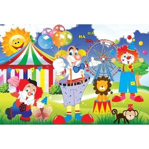 Painel Festa Circo 150x100cm