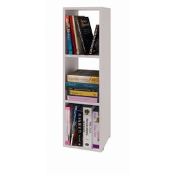 Estante de Livros Nicho Colmeia Triplo Branco Decorativo - 4