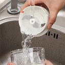 Ver imagem 4 de Mini Processador Triturador Alimento Manual 2 Laminas Branco