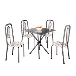 Conjunto Sala de Jantar com 4 Cadeiras Lívia - 2