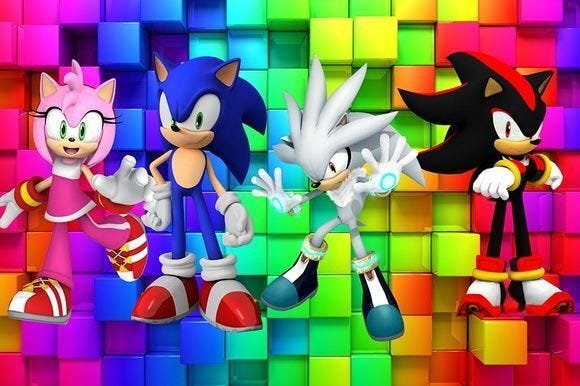 Painel de Festa Sonic #04 - 120x80