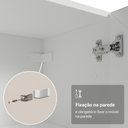 Ver mais imagens de Kit Balcão + Cristaleira 60 Cm Branco Smart 100% Mdf Madesa