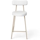 Ver imagem 6 de Kit 06 Banquetas Baixa Cozinha Sala Jantar Bancada Milão Arena L02 Facto Branco - lyam decor