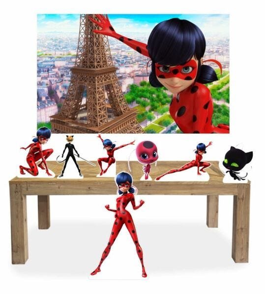 Kit Festa Miraculous Ladybug - Grátis