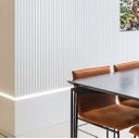 Ver imagem 7 de Kit 12 Placas Painel Ripado Decorativo Impermeavel Flexivel Texturizado Parede 3d Pvc