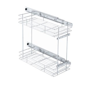 Porta Garrafas Lateral com Corrediça Telescópica 4537 Inox