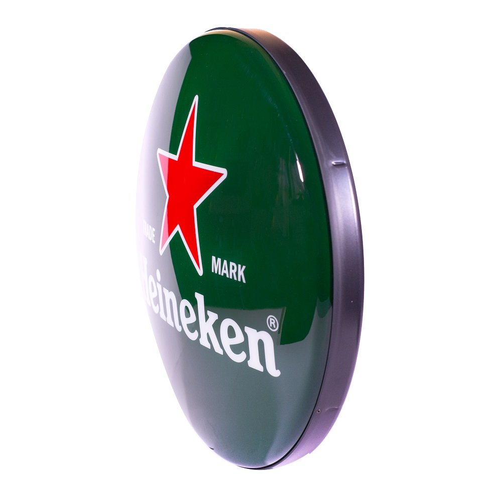 Luminoso de Parede Heineken Estrelão Retrô Vintage para Bar, Garagem, Churrasqueira, Espaço Gourmet - 2