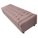 Ver imagem 5 de Calçadeira Baú Queen Everest P02 160cm para Cama Box Linho - Doce Sonho Móveis Rosê