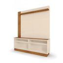 Ver imagem 2 de Estante Home para Tv até 60 Polegadas 160cm Fortaleza Off White Marrom Canela