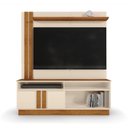 Ver imagem 7 de Estante Home para Tv até 60 Polegadas 160cm Fortaleza Off White Marrom Canela
