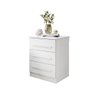 Mesa de Cabeceira Império Branco - Benetil - 1