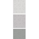 Ver imagem 2 de Papel de Parede Degradê Coração - Várias Cores - Cinza