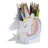 Porta Lápis Caneta Organizador de Mesa Cabeça de Unicórnio - 1