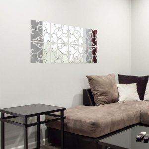 Espelho Decorativo em Acrílico para Parede 1,60x0,80M Sala Quarto Tribal