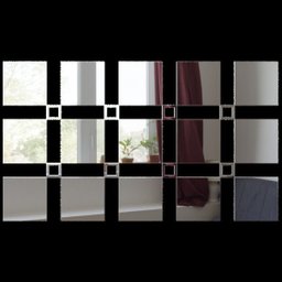 Espelho Decorativo Acrílico 1,90x1,10M Grande Sala Quarto - 6