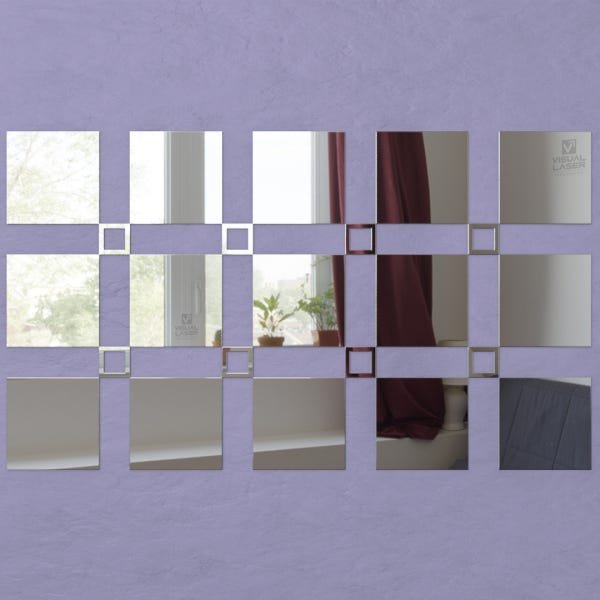 Espelho Decorativo Acrílico 1,90x1,10M Grande Sala Quarto - 3