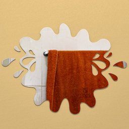 Espelho Decorativo Banheiro 50cm Acrílico Splash - 6