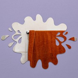 Espelho Decorativo Banheiro 50cm Acrílico Splash - 3